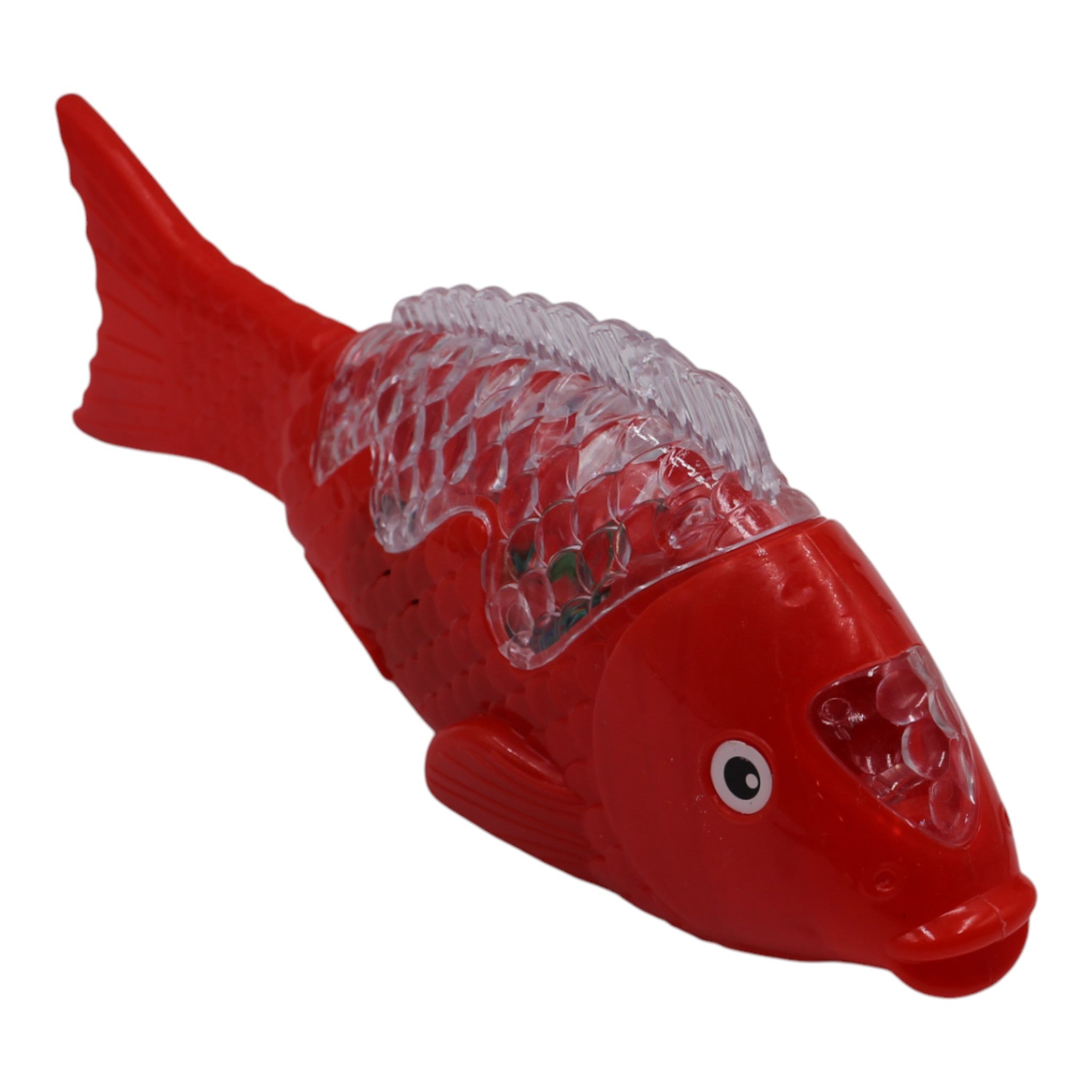 LED Transparent Fish - Red