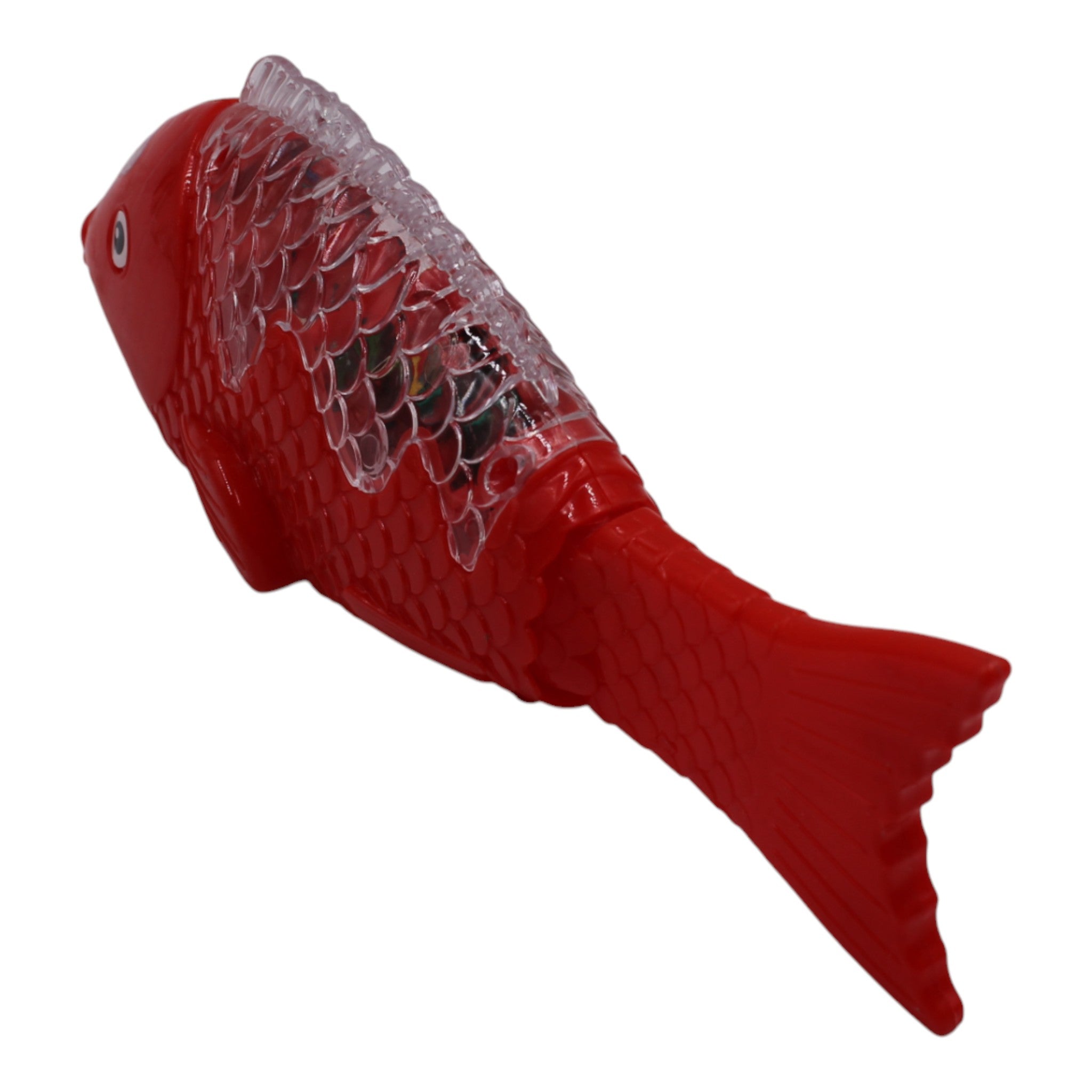 LED Transparent Fish - Red