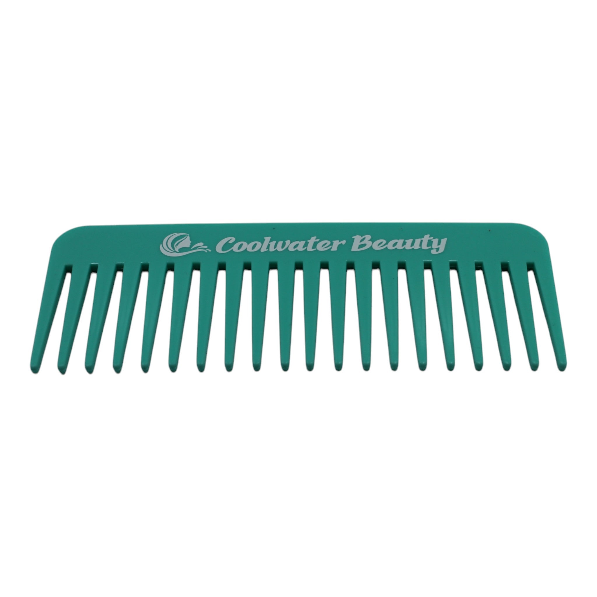 Teal Wide Tooth Comb
