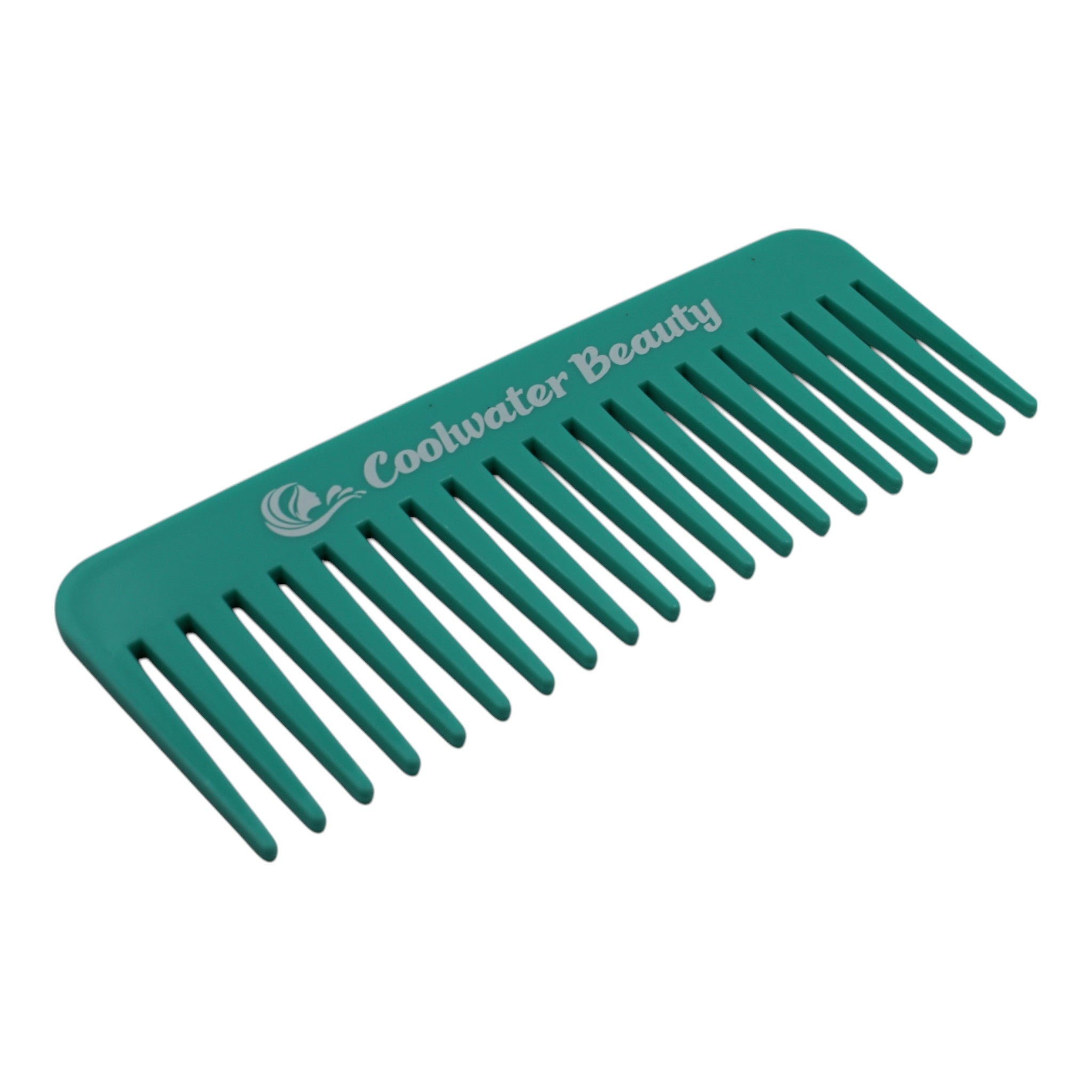 Teal Wide Tooth Comb