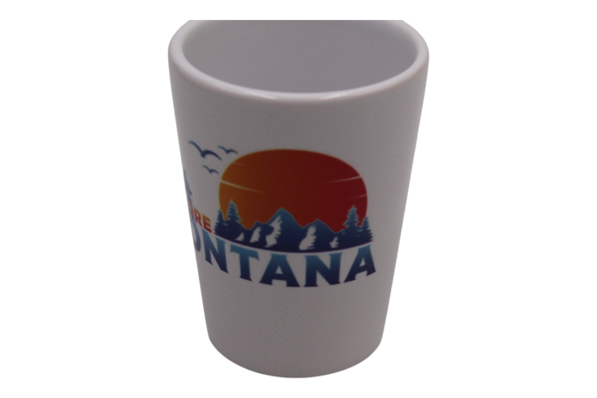 2 oz Ceramic Shot Glass - Explore Montana