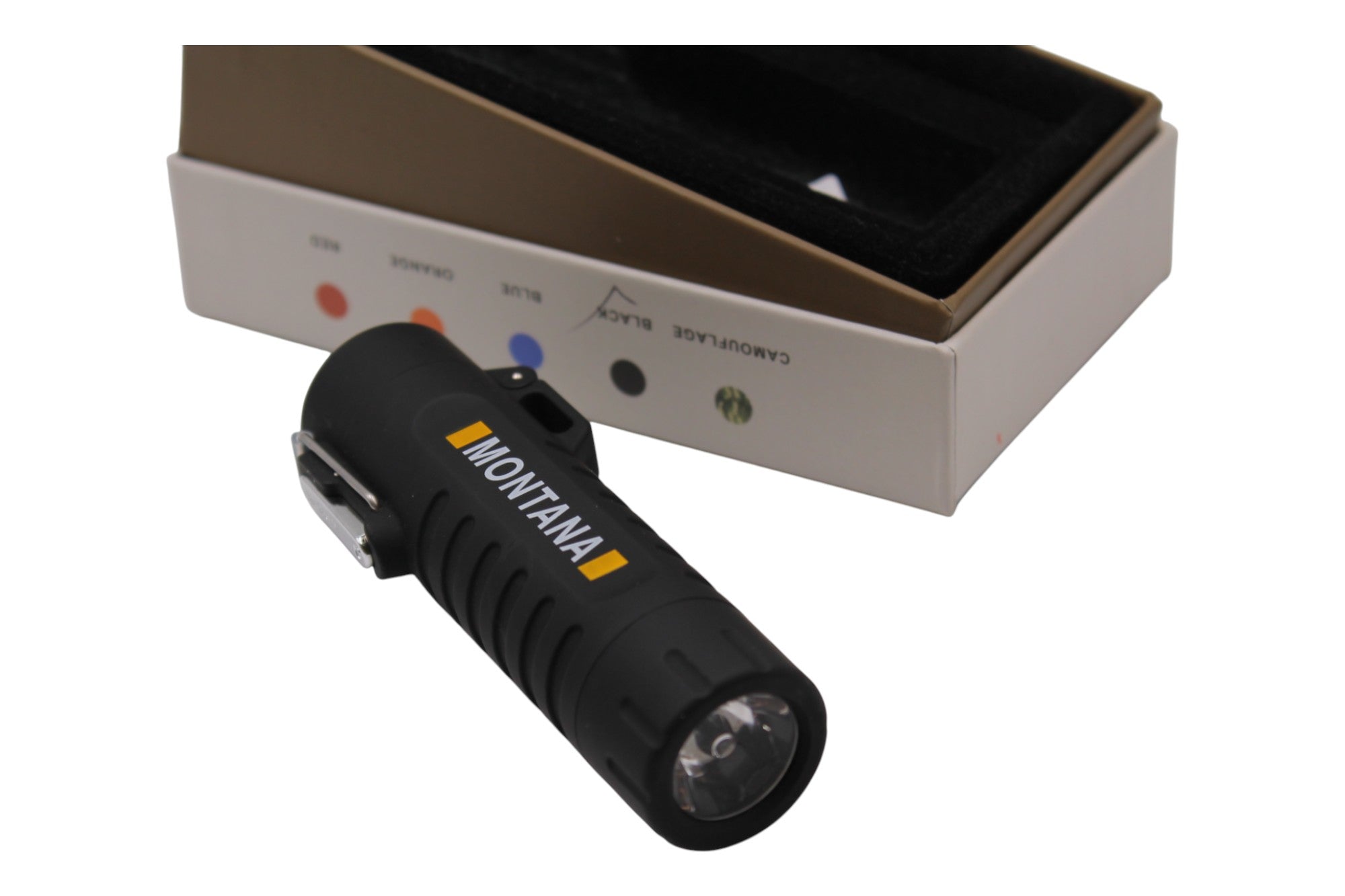 USB Arc Waterproof Lighter with Flashlight