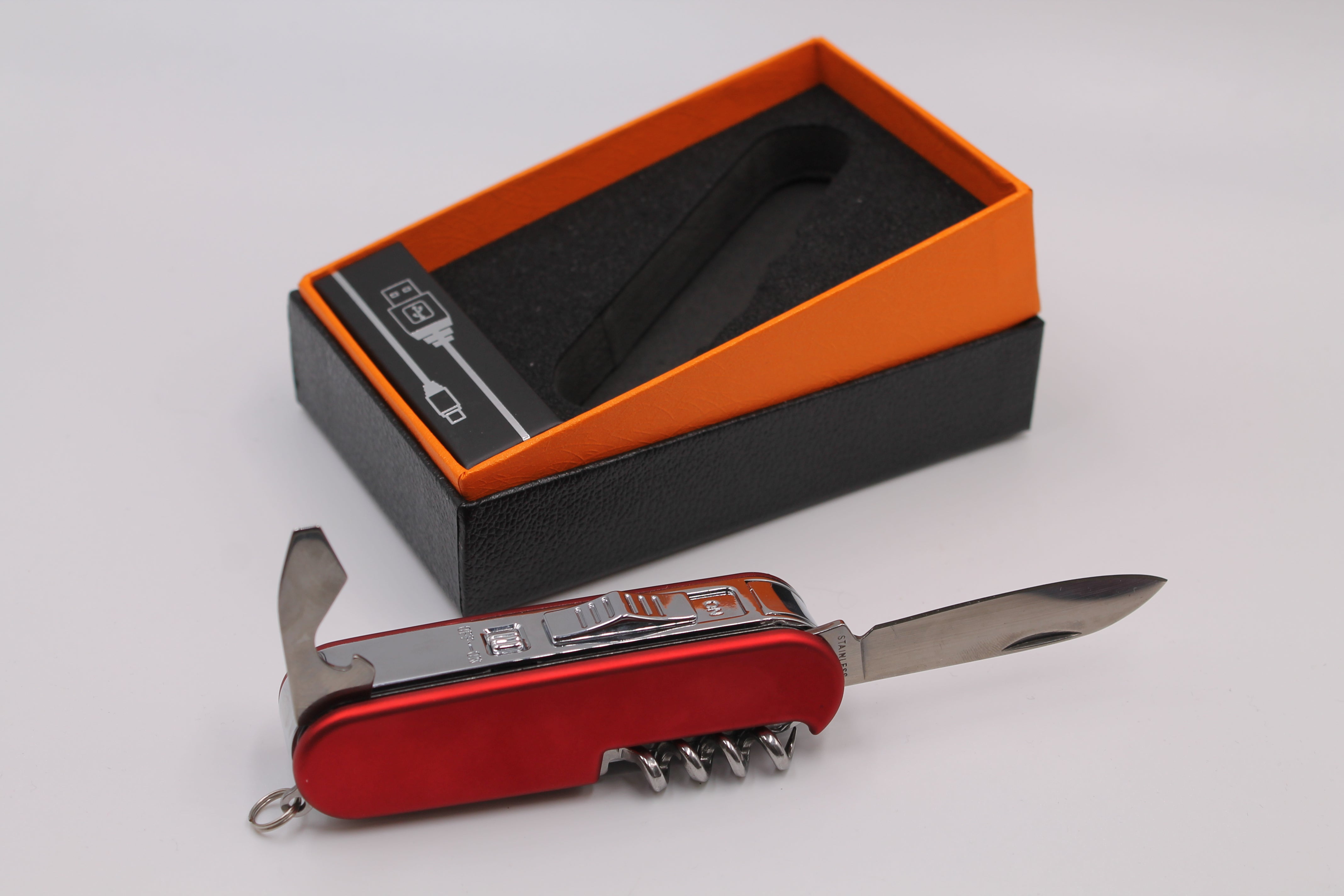 4 in 1 Multi-Function USB Rechargeable Electric Lighter