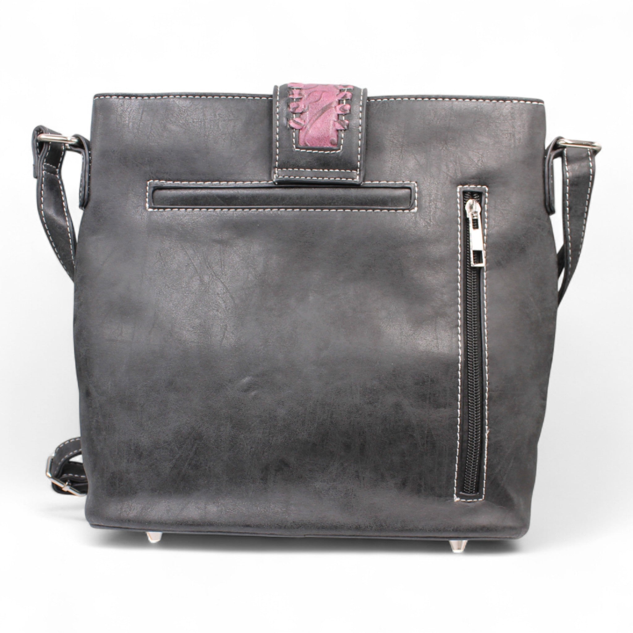 Montana Twist Pink Embroidered Concealed Carry Handbag