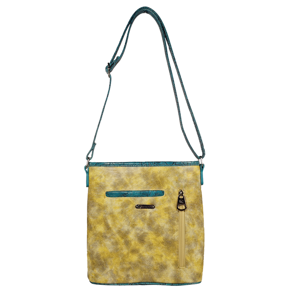 Montana Twist Concealed Carry Vintage PU Leather Messenger Handbag