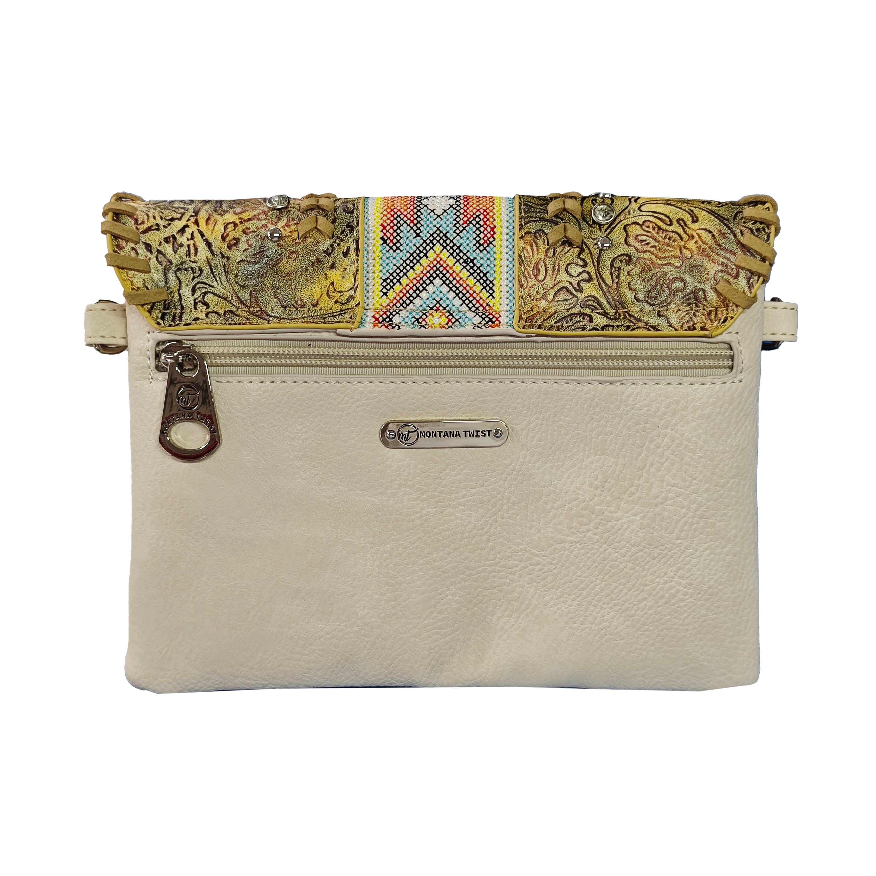 Montana Twist Crossbody Beige Handbag