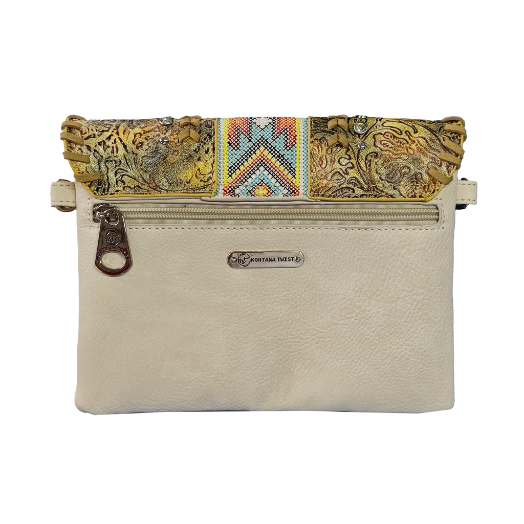 Montana Twist Crossbody Beige Handbag