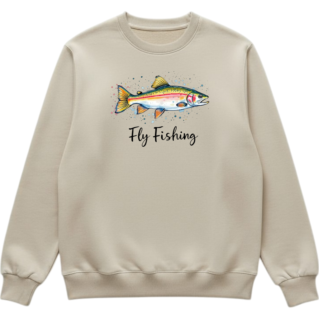 Fly Fishing - Crewneck Sweatshirt