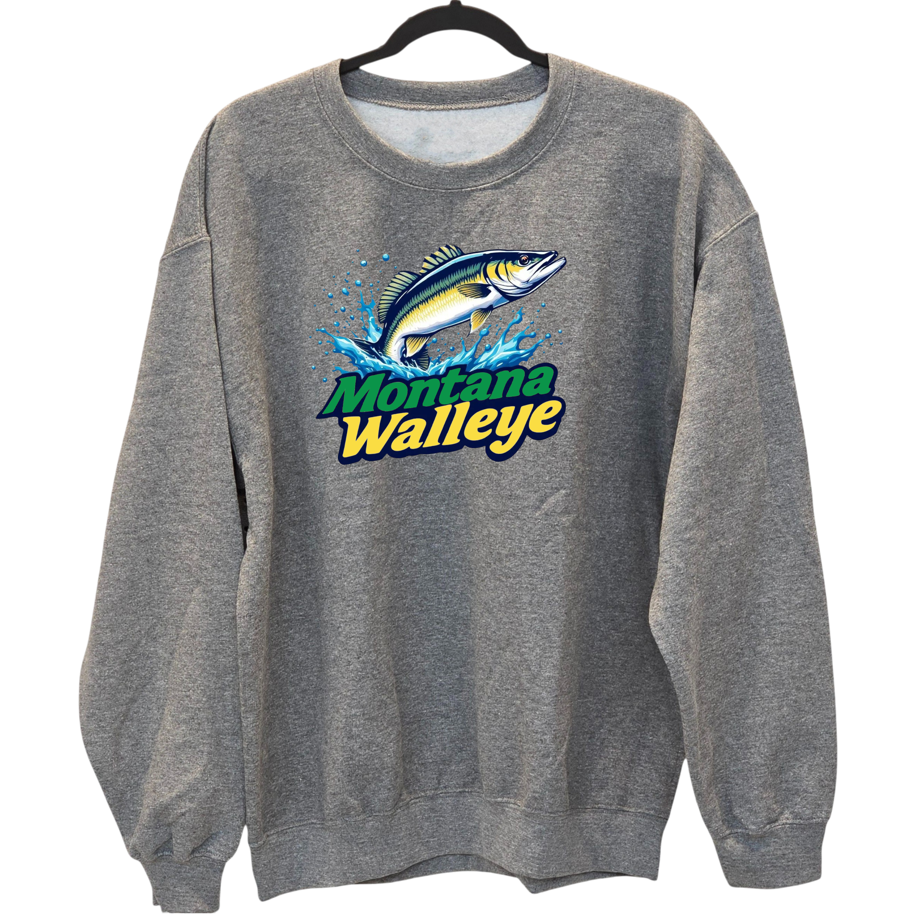 Montana Walleye - Crewneck Sweatshirt