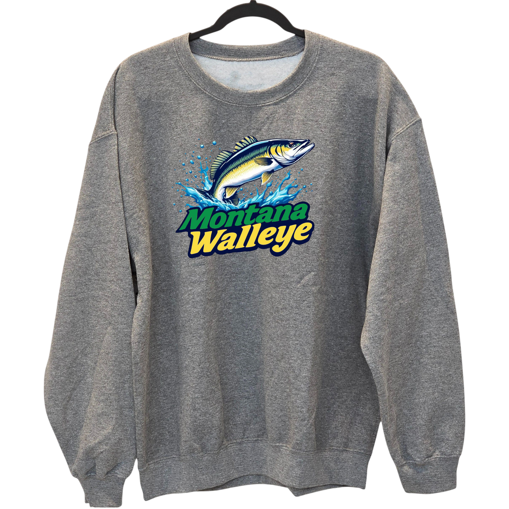 Montana Walleye - Crewneck Sweatshirt