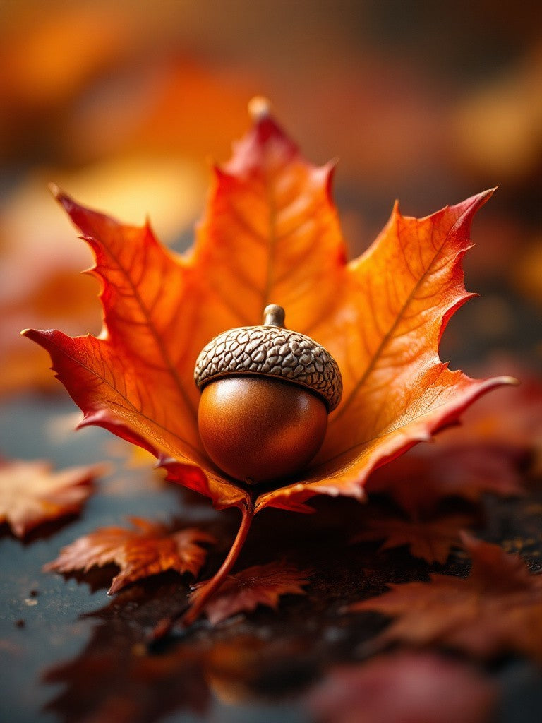 Maple Leaf + Acorn Trailhead Candles