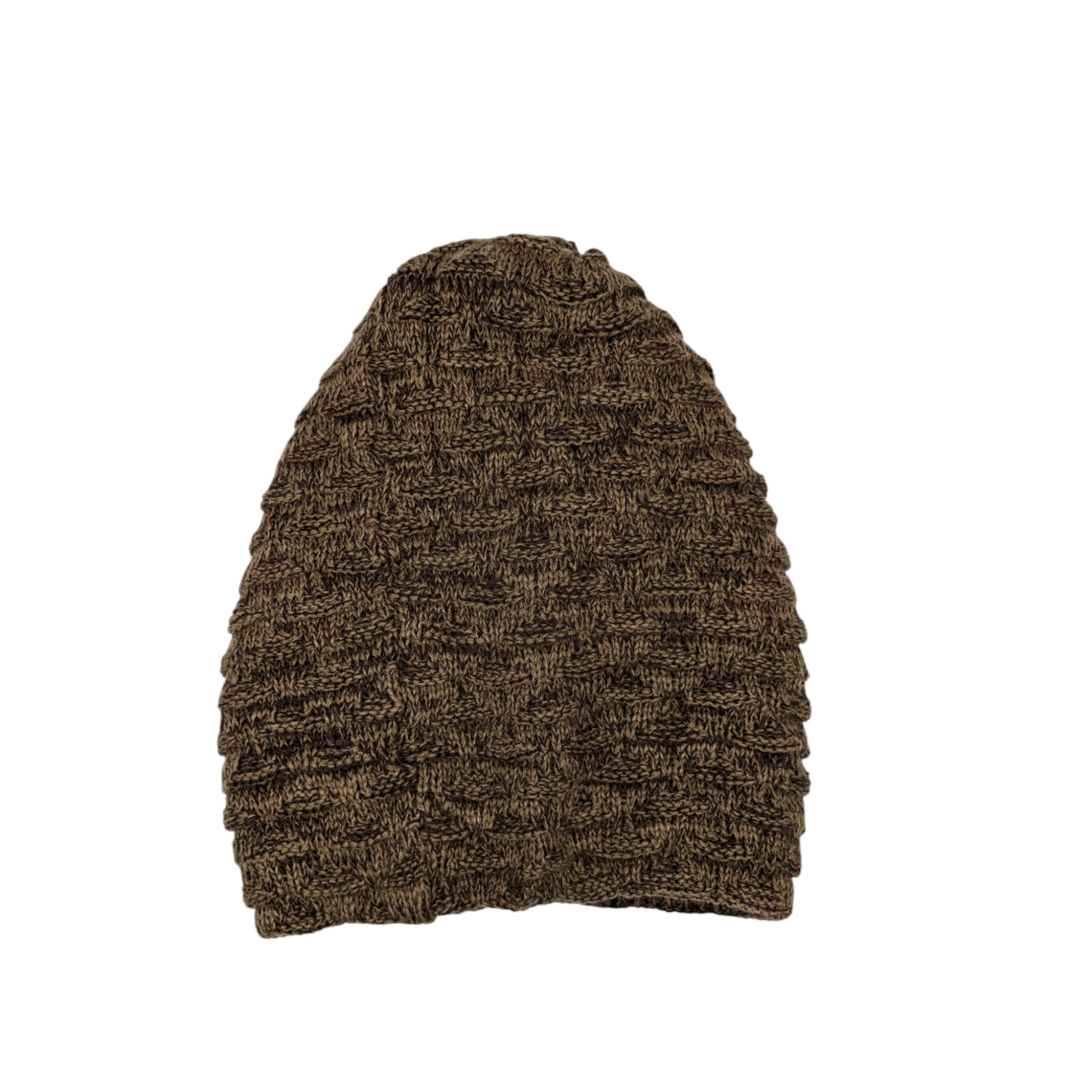 Brown Thick Knitted Cap