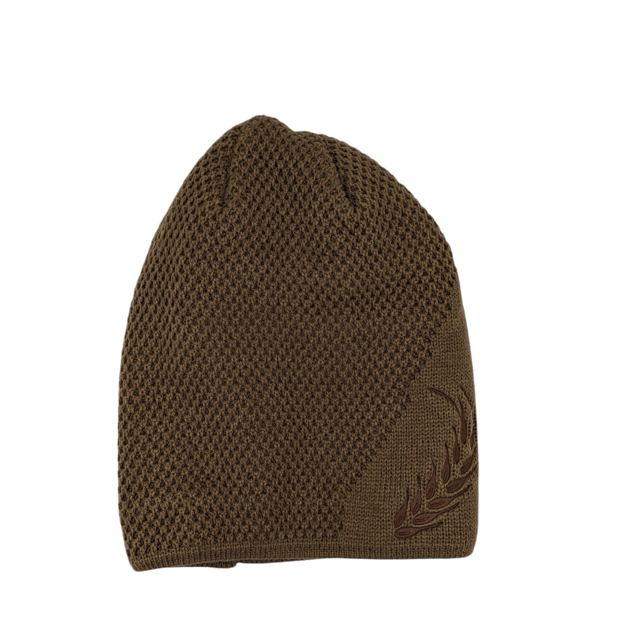 Tan Wheat Knitted Cap