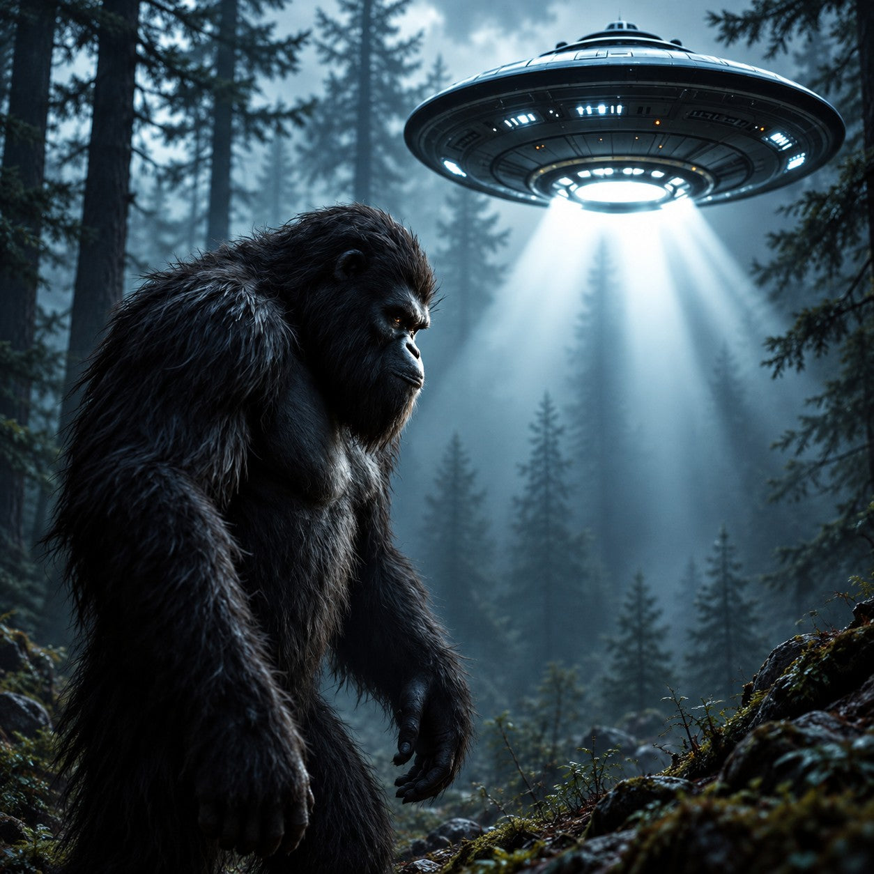 Bigfoot and UFO 2