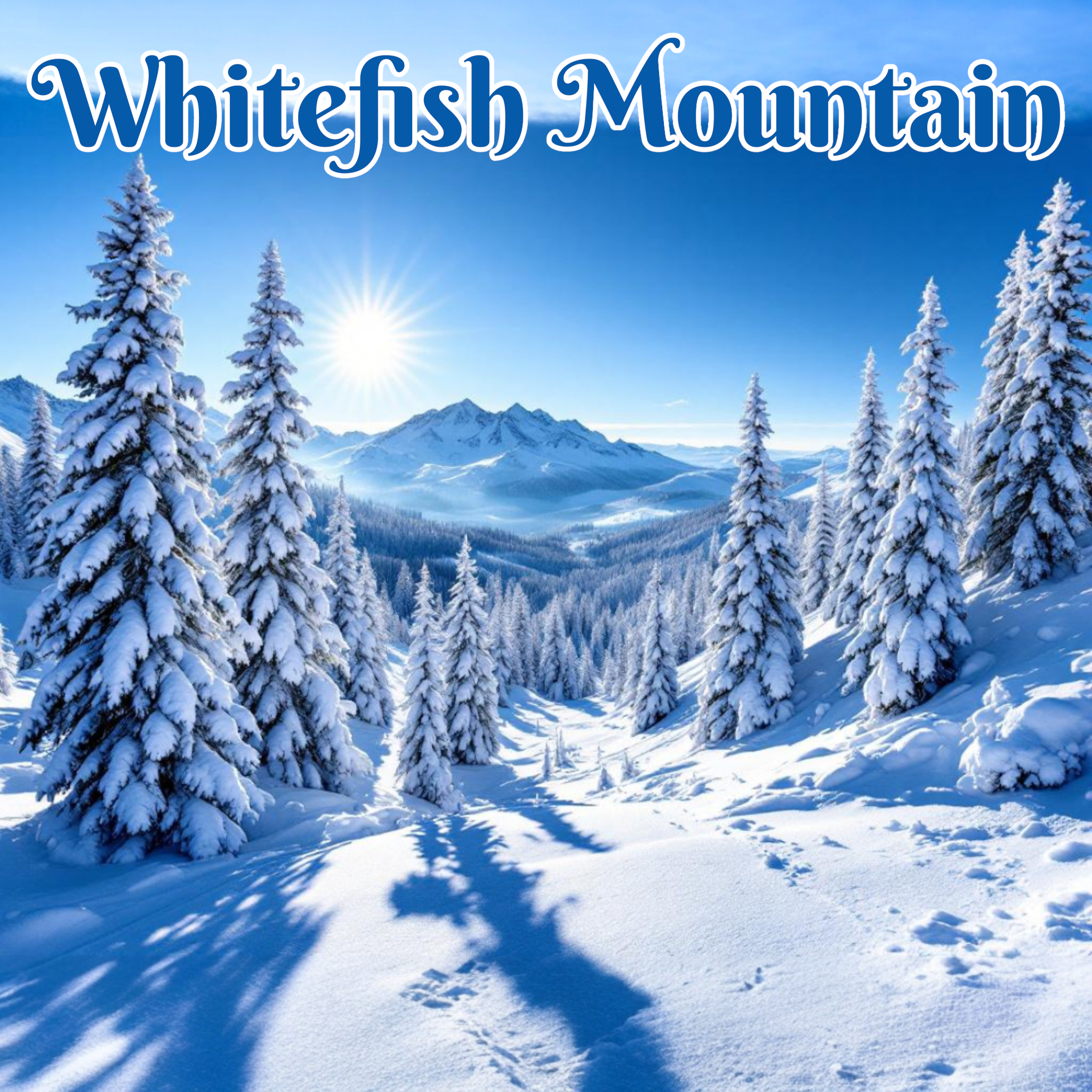 Ski Whitefish - Magnet