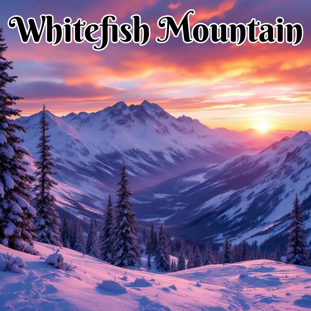 Ski Whitefish - Magnet