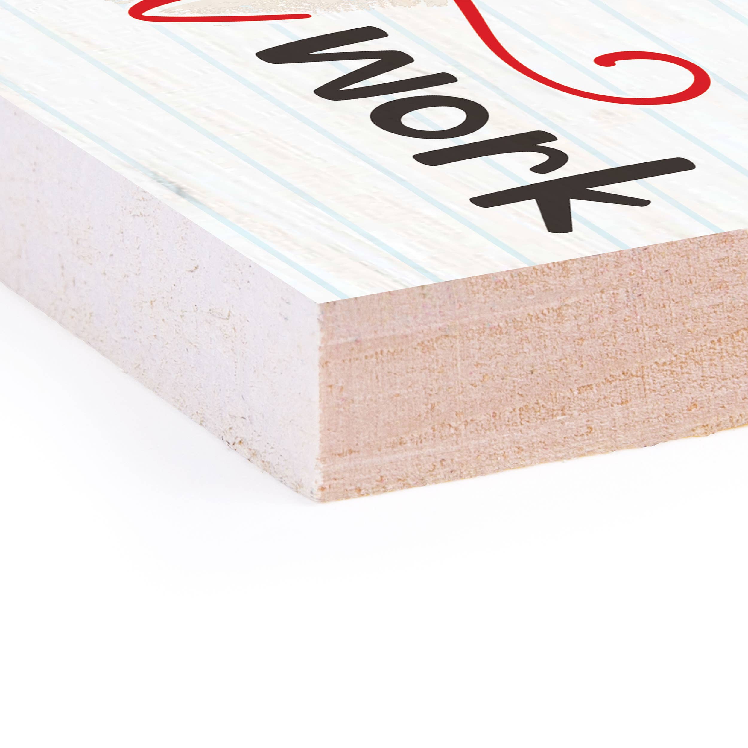 Teaching Is Heart Work Small Sign