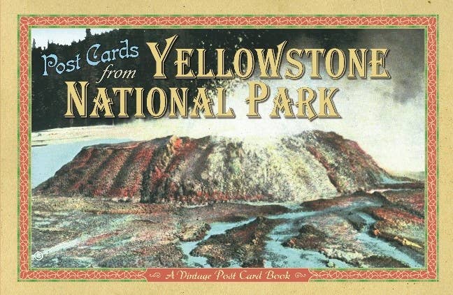 Yellowstone National Park Vintage Post Card Book