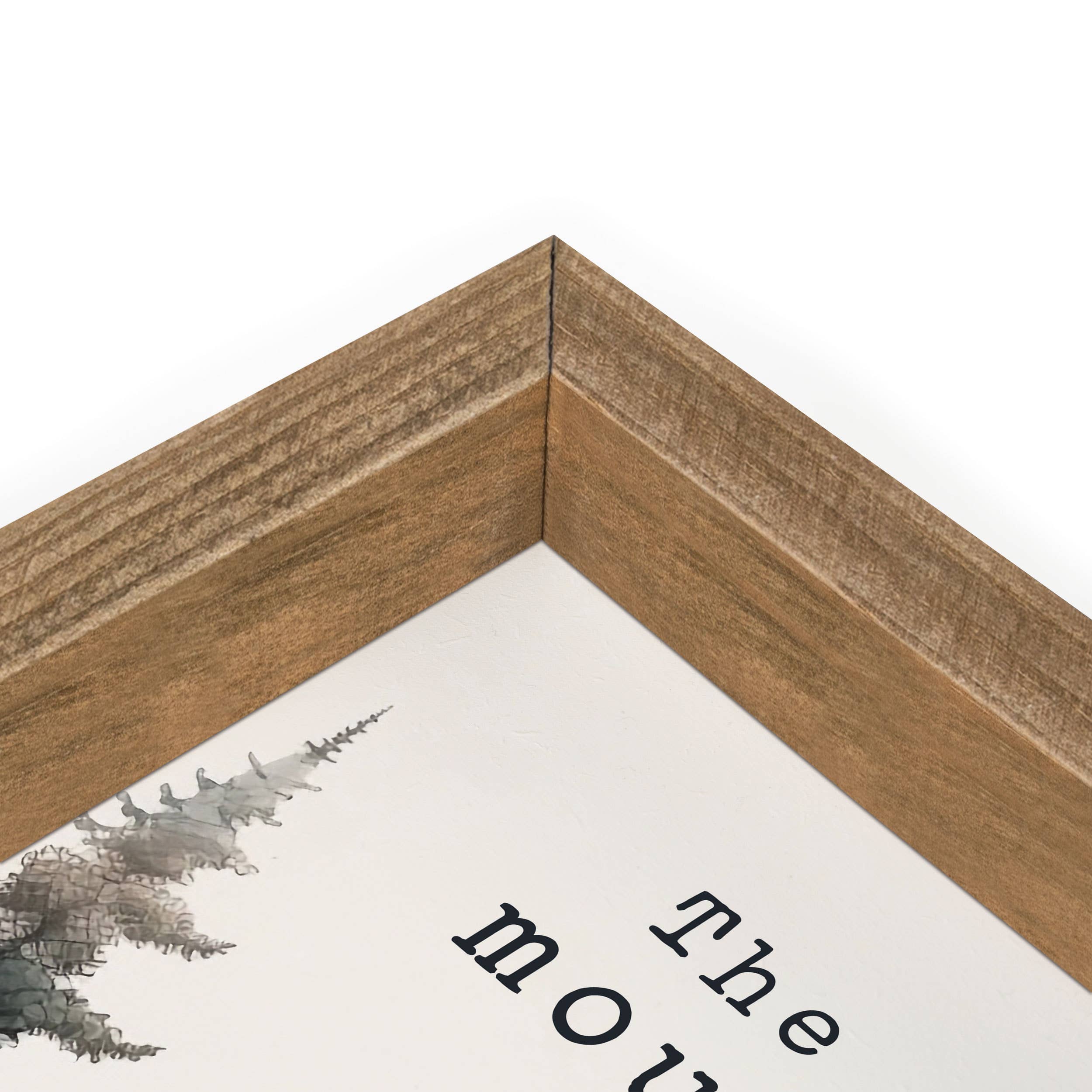 The Mountains Are Calling Framed Art