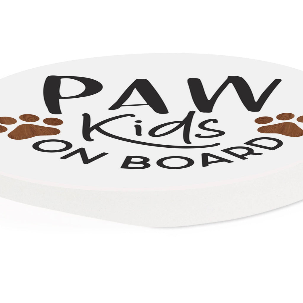 Paw Kids On Board Car Coaster