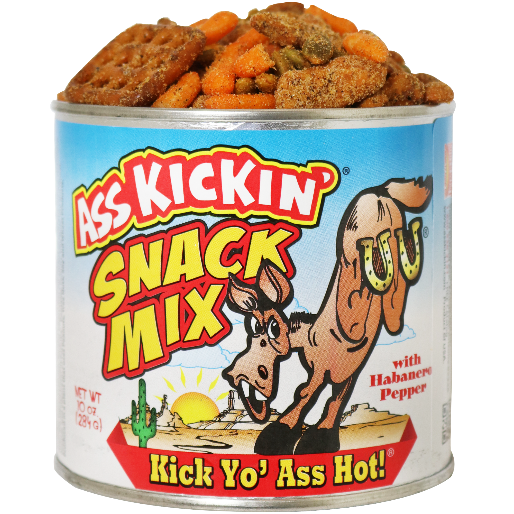 Ass Kickin’ Snack Mix: 10oz. Can