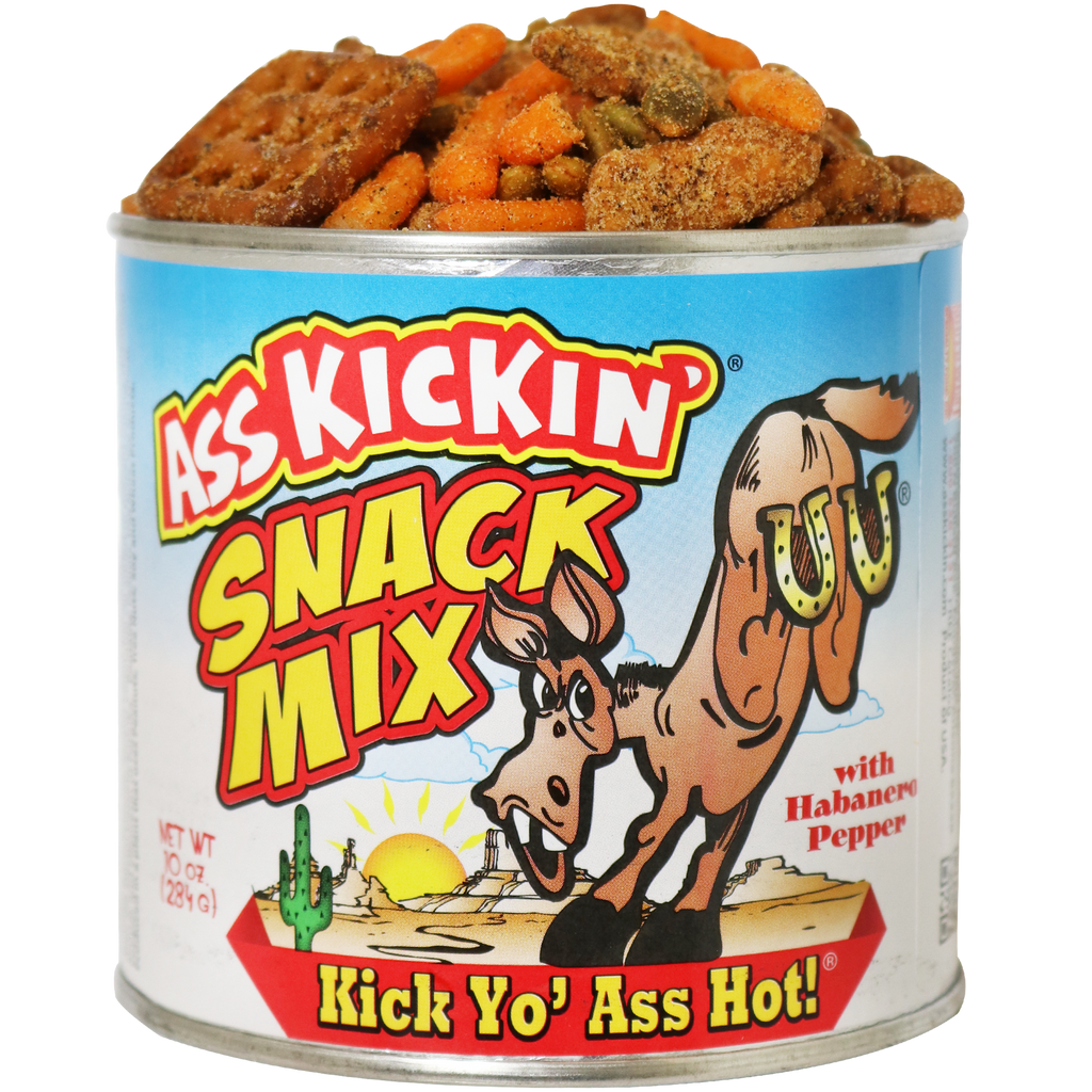 Ass Kickin’ Snack Mix: 10oz. Can