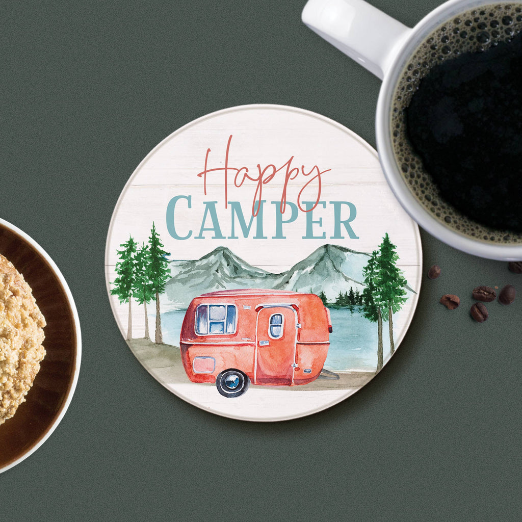 Happy Camper Coaster