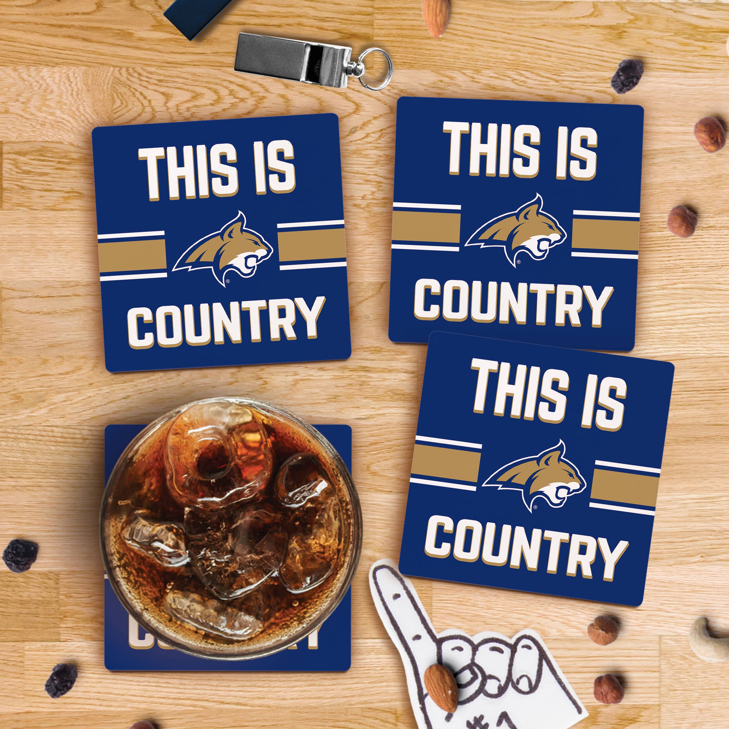 This is Montana State Bobcats Country Coaster