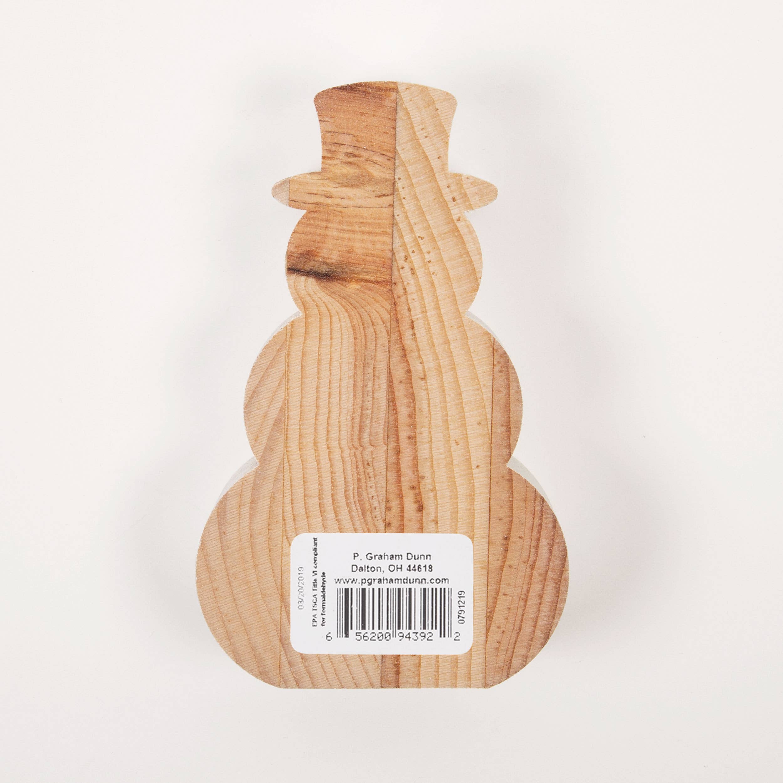 Warm Winter Wishes Snowman Shape