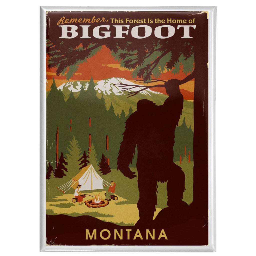 Montana, Home of Bigfoot: Magnet