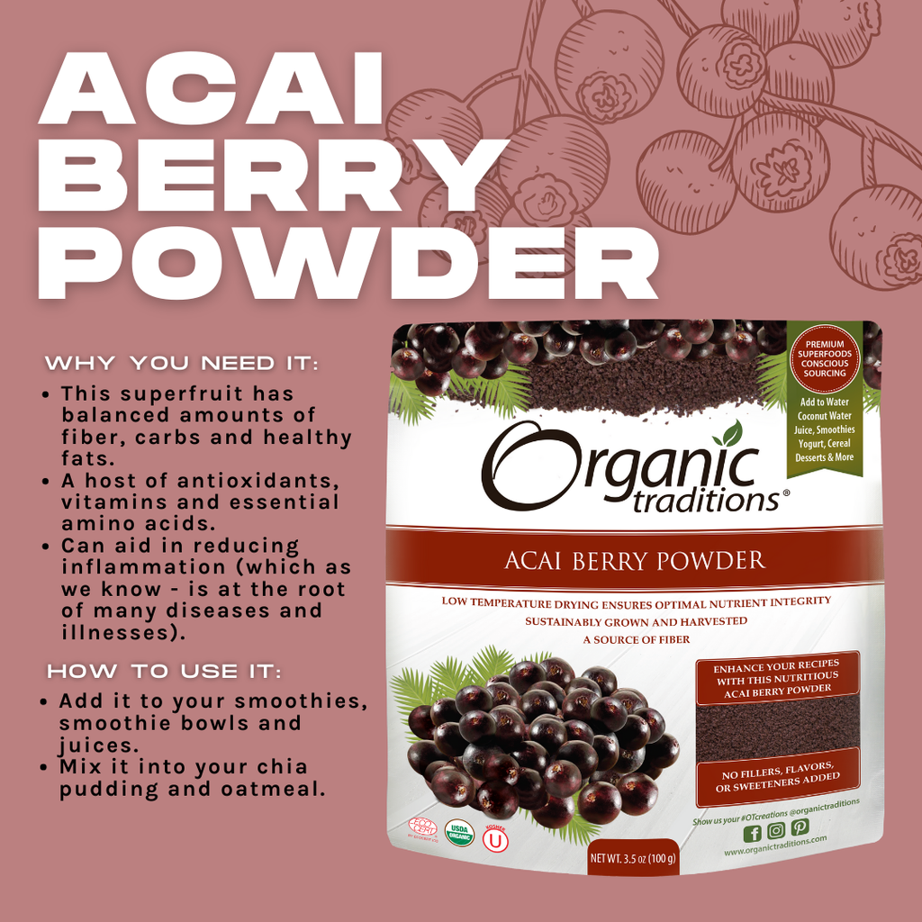 Organic Traditions- Acai Berry Powder
