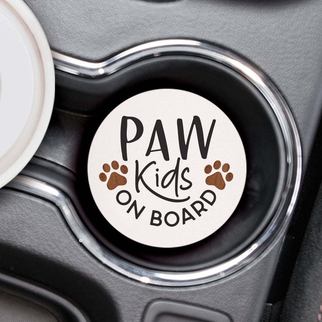 Paw Kids On Board Car Coaster