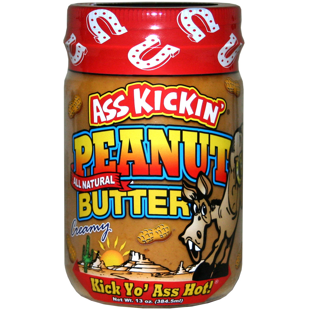 Ass Kickin’ Peanut Butter: 13 oz. Jar
