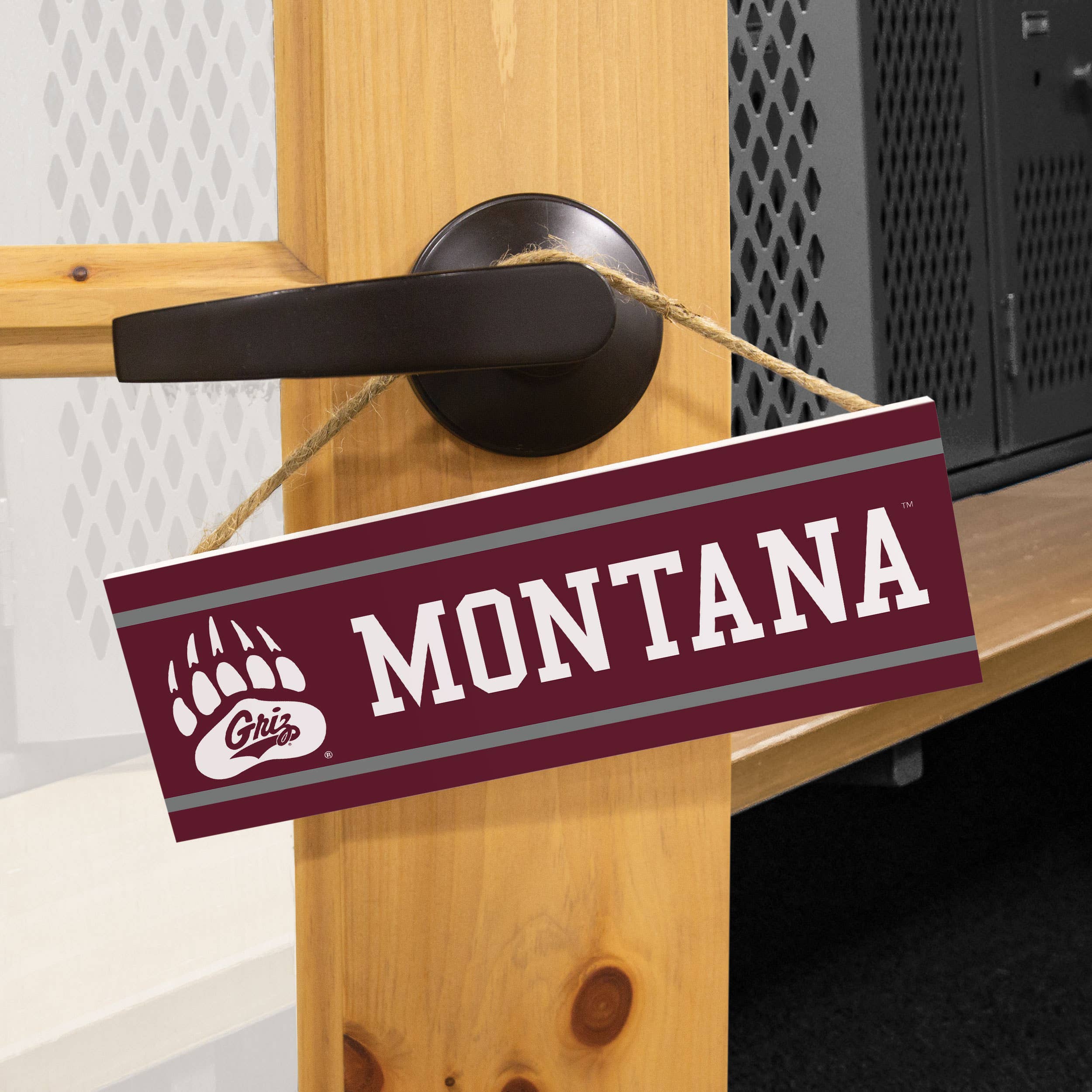 Montana Grizzlies School Hanging Sign