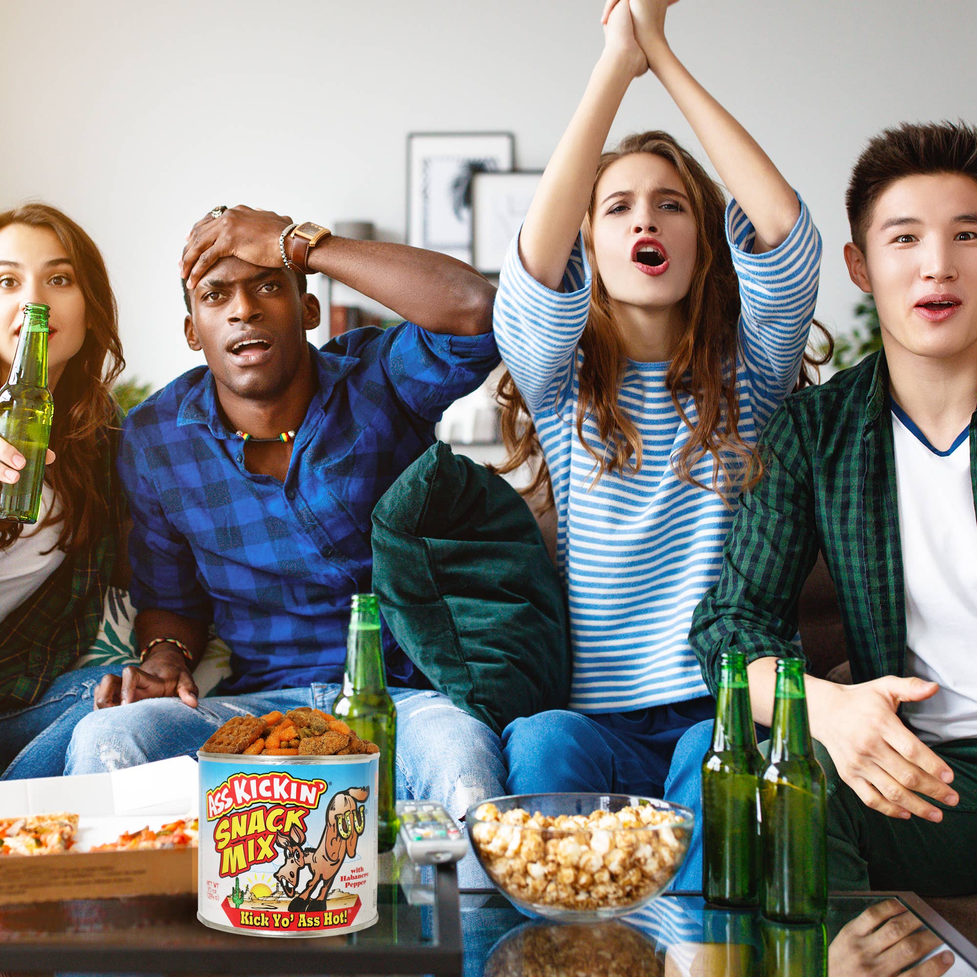 Ass Kickin’ Snack Mix: 10oz. Can