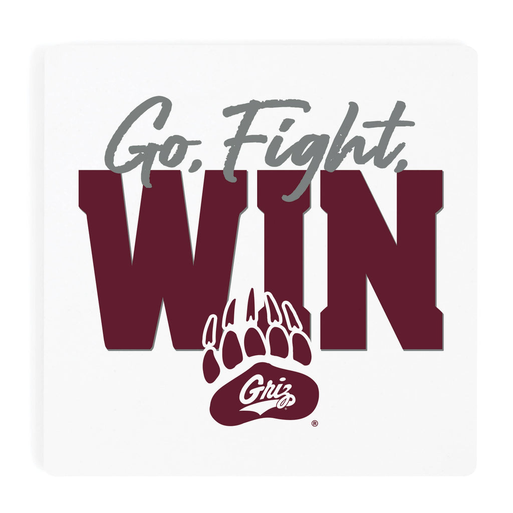 Go Fight Win Montana Grizzlies Coaster
