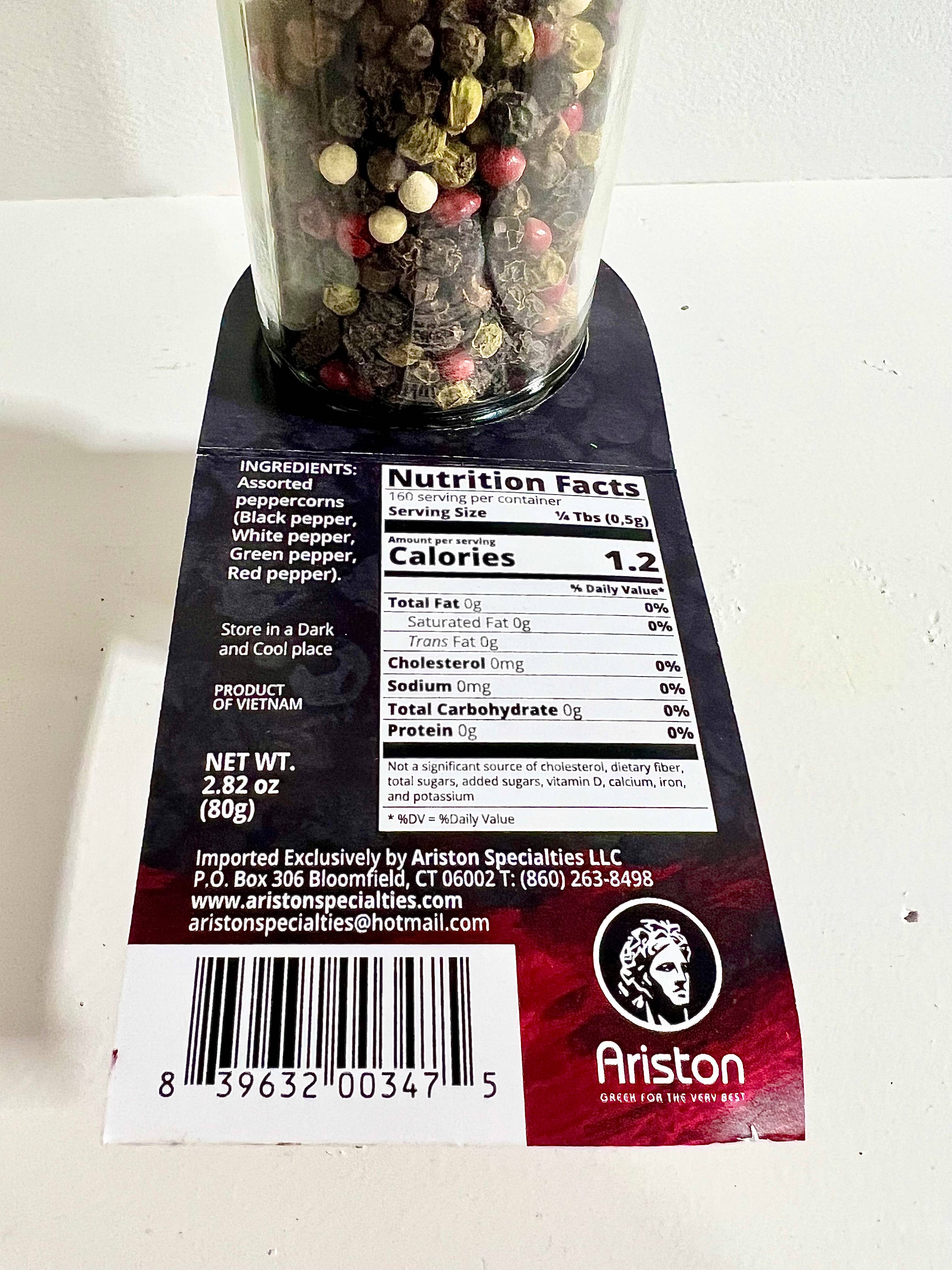 Peppercorn - 4 Blends - Black, Green, White and Red