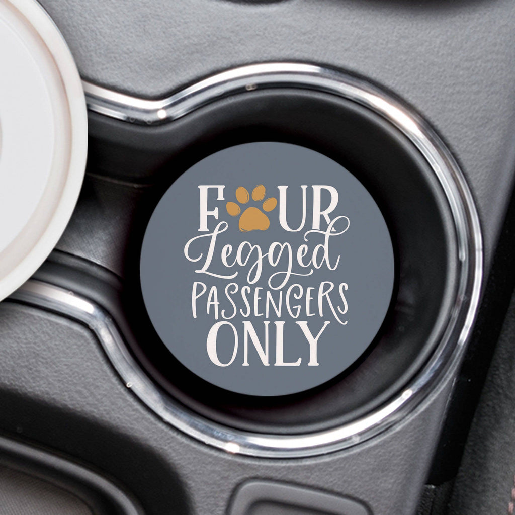 Four Legged Passengers Only Car Coaster