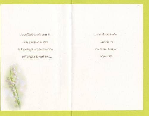 Sympathy You & Family Card