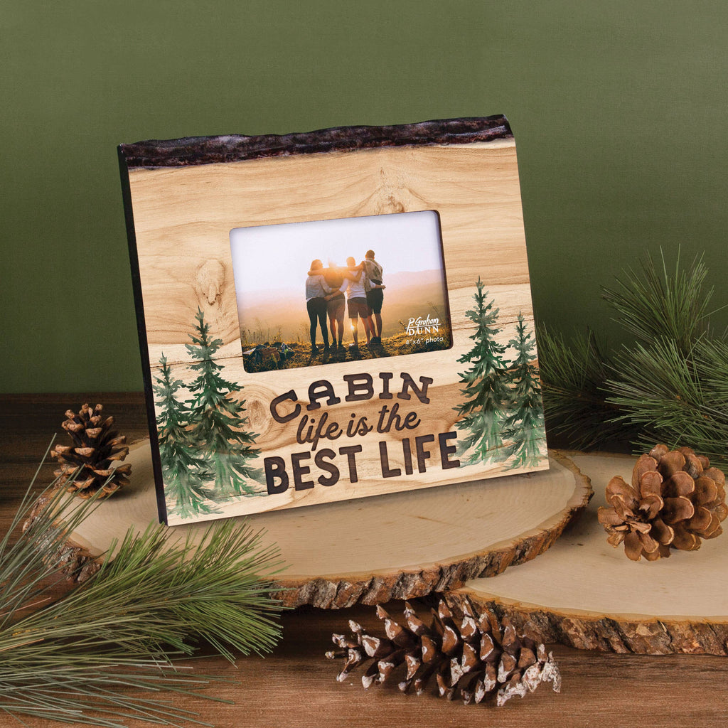 Cabin Life Is The Best Life Barky Photo Frame (4x6 Photo)