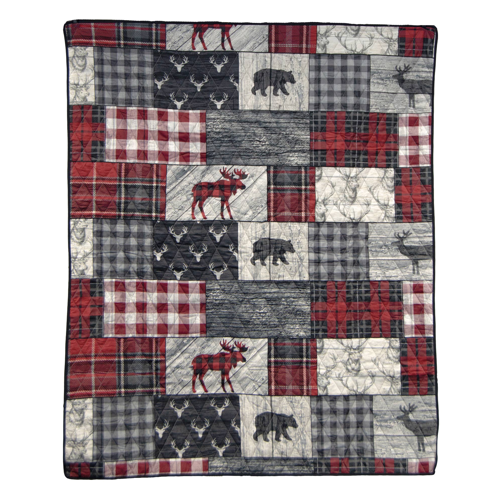 Rustic Lodge Throw Blanket