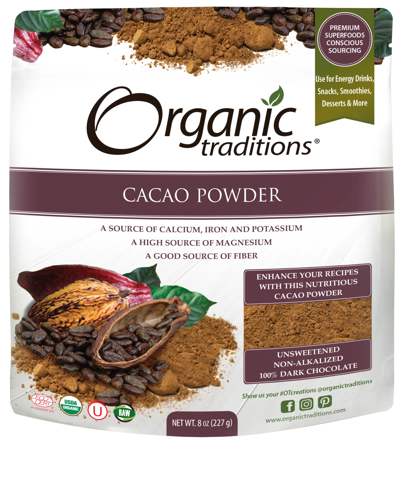 Organic Traditions- Cacao Powder