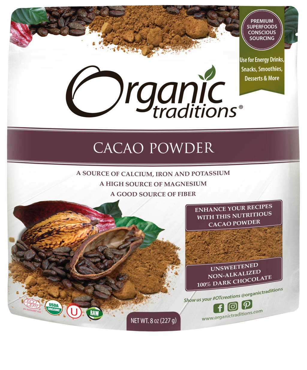 Organic Traditions- Cacao Powder