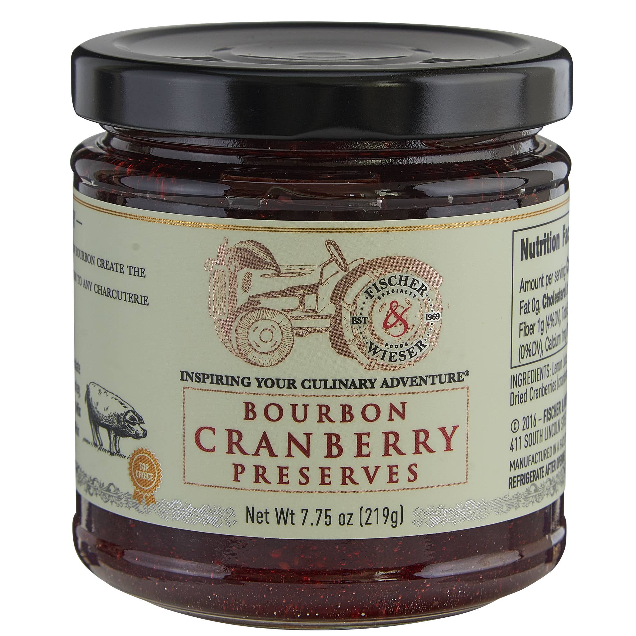 Bourbon Cranberry Preserves