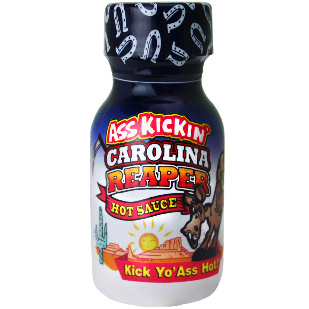 Ass Kickin’ Carolina Reaper Hot Sauce – Travel Size